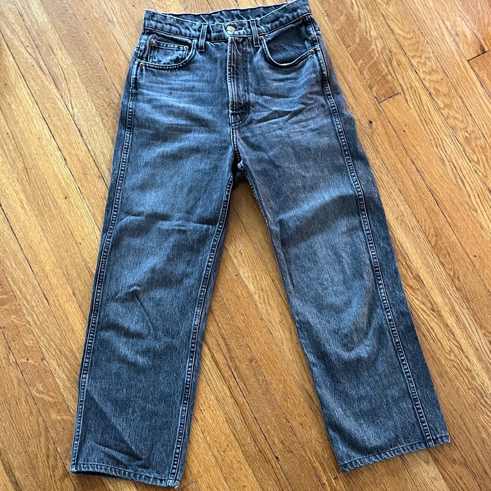 B SIDES Stil Black Straight Jeans